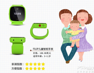 新潮育儿必备 不可缺的7个儿童智能穿戴设备
